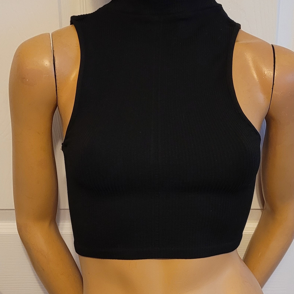 Urban Outfitters Black Ribbed Tank Top